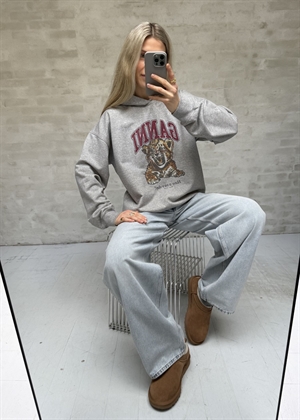 Isoli hoodie beaded baby tiger print Paloma A1060024 Ganni 